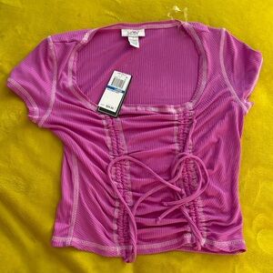 NWT Large crop top